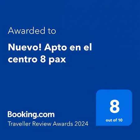 Apartment Nuevo! Pisazo En El Centro 8 Personas *